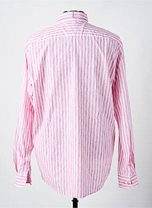 Chemise manches longues coupe droite rose DARIO BELTRAN homme