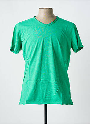 T-shirt coupe droite manches courtes vert TMK JEANS homme