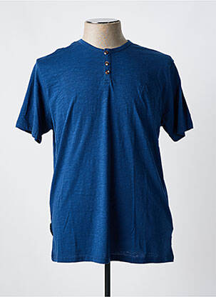 T-shirt coupe droite manches courtes bleu SEA BARRIER homme