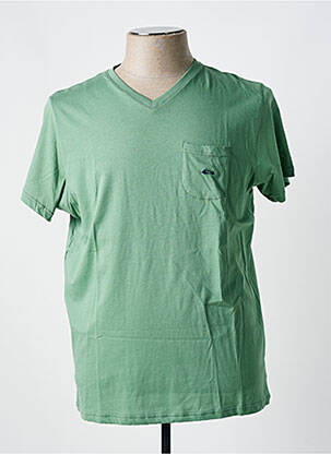 T-shirt coupe cintrée manches courtes vert DARIO BELTRAN homme
