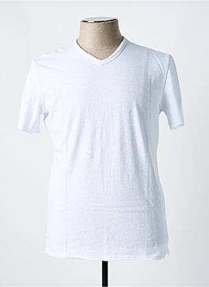 T-shirt coupe cintrée manches courtes blanc TMK JEANS homme