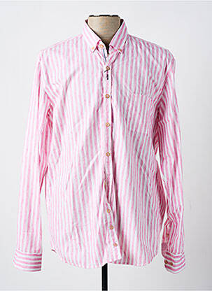 Chemise manches longues rose DARIO BELTRAN pour homme