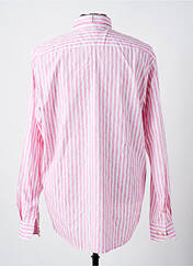 Chemise manches longues rose DARIO BELTRAN pour homme seconde vue