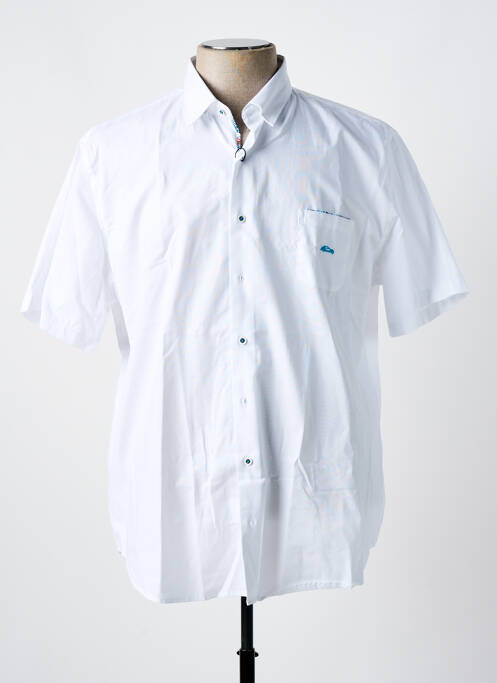 Chemise manches courtes blanc DARIO BELTRAN pour homme
