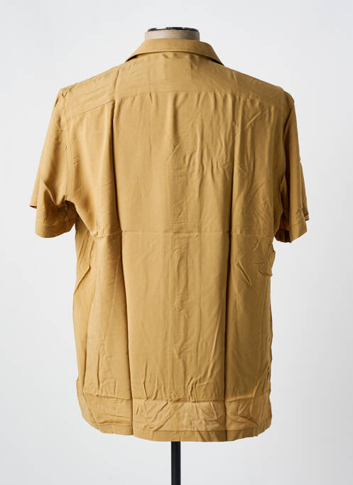 Chemise manches courtes marron DARIO BELTRAN pour homme