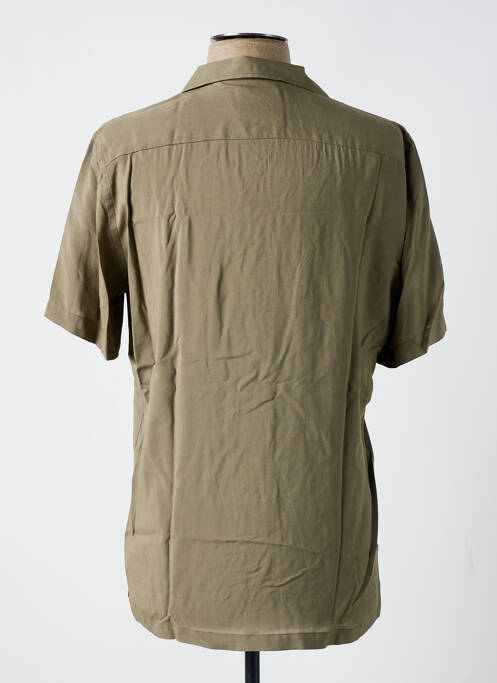 Chemise manches courtes vert DARIO BELTRAN pour homme