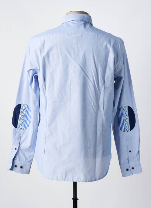 Chemise manches longues bleu DARIO BELTRAN pour homme