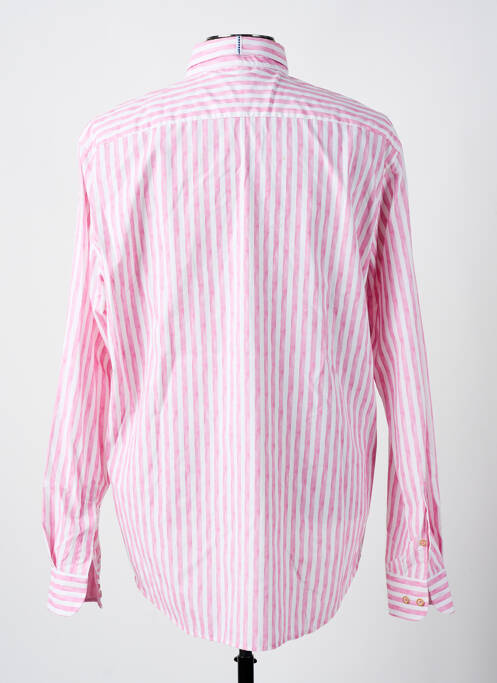 Chemise manches longues rose DARIO BELTRAN pour homme