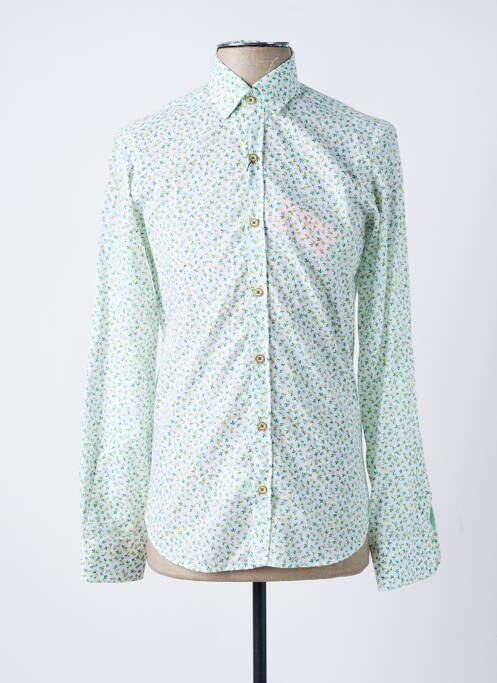 Chemise manches longues vert DARIO BELTRAN pour homme