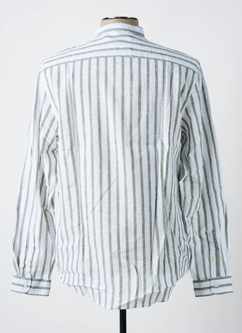 Chemise manches longues vert ENOS pour homme