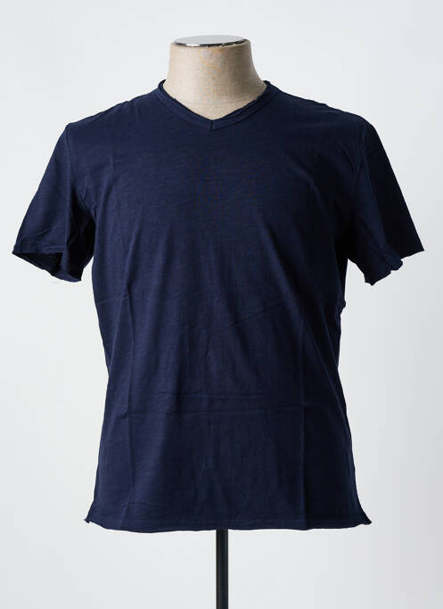 T-shirt bleu TMK JEANS pour homme