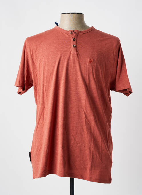 T-shirt orange SEA BARRIER pour homme