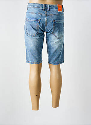 Bermuda tissage denim taille normale bleu TRUE RISE homme