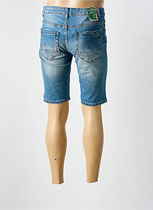 Bermuda tissage denim taille normale bleu VIRTÙ homme