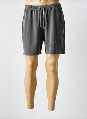 Short fermeture liens à nouer taille normale gris AMERICAN VINTAGE homme