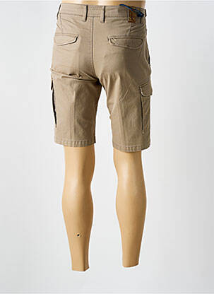 Bermuda multipoches taille normale marron SEA BARRIER homme