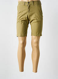 Bermuda stretch taille normale vert DARIO BELTRAN homme