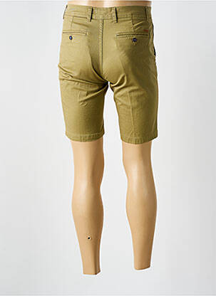 Bermuda stretch taille normale vert DARIO BELTRAN homme