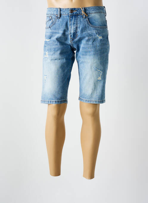 Bermuda bleu TRUE RISE pour homme