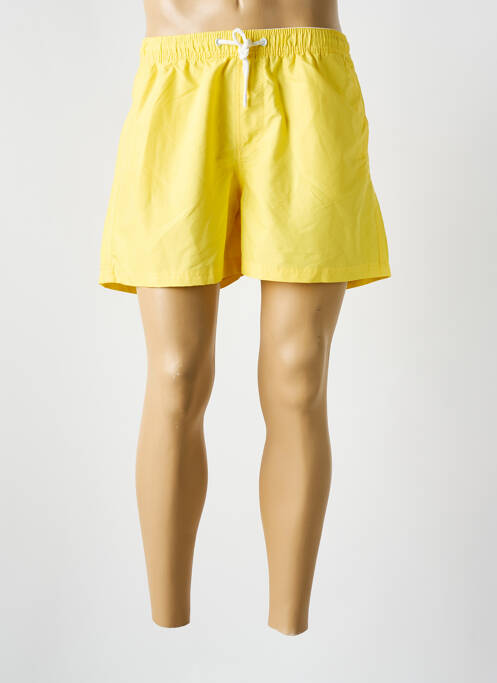Short de bain jaune PANAME BROTHERS pour homme