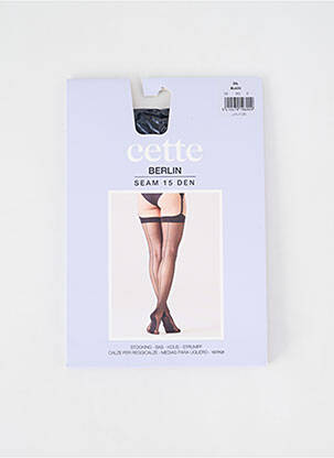 Bas noir CETTE pour femme