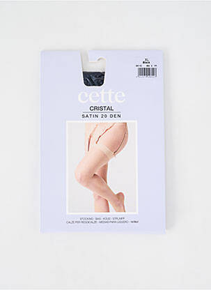 Bas noir CETTE pour femme