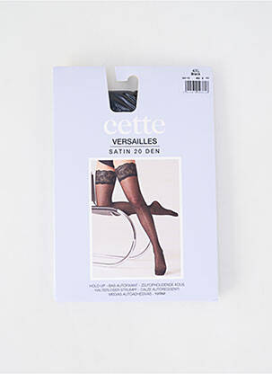 Bas noir CETTE pour femme