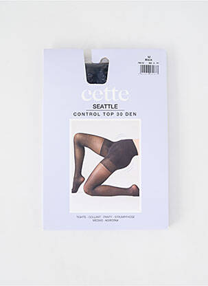 Collants noir CETTE pour femme
