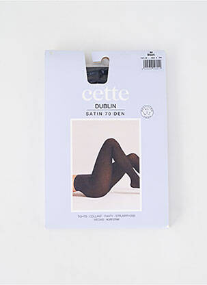 Collants noir CETTE pour femme