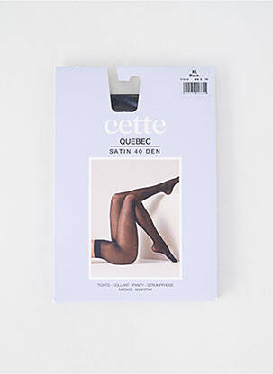 Collants noir CETTE pour femme