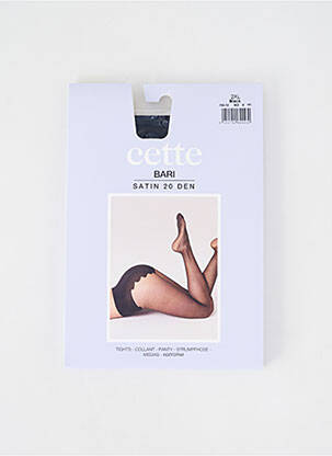 Collants noir CETTE pour femme