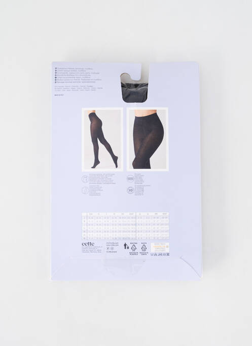 Collants stretch noir CETTE femme