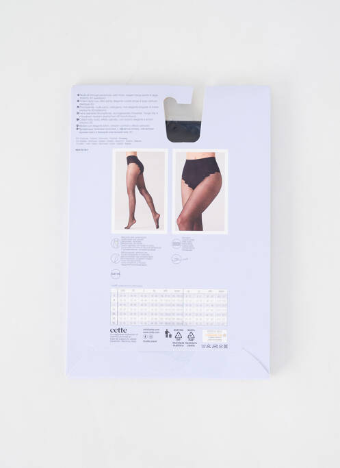 Collants stretch noir CETTE femme