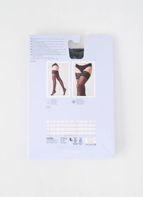 Bas stretch noir CETTE femme