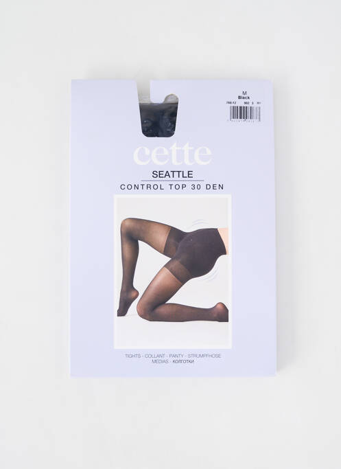 Collants noir CETTE pour femme