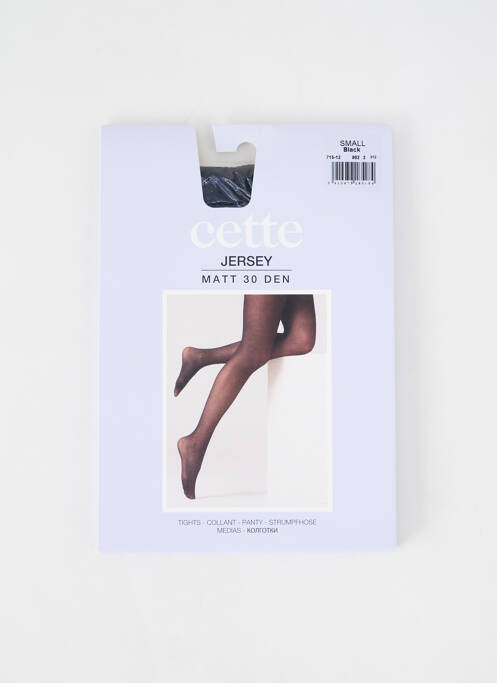 Collants noir CETTE pour femme