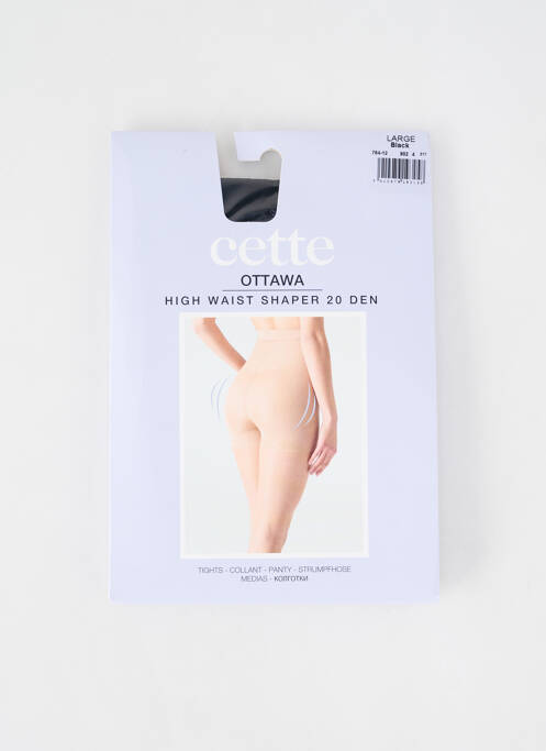 Collants noir CETTE pour femme