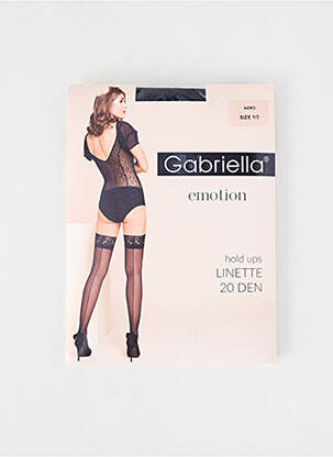 Bas noir GABRIELLA pour femme