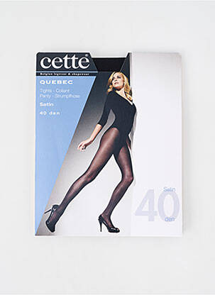 Collants noir CETTE pour femme