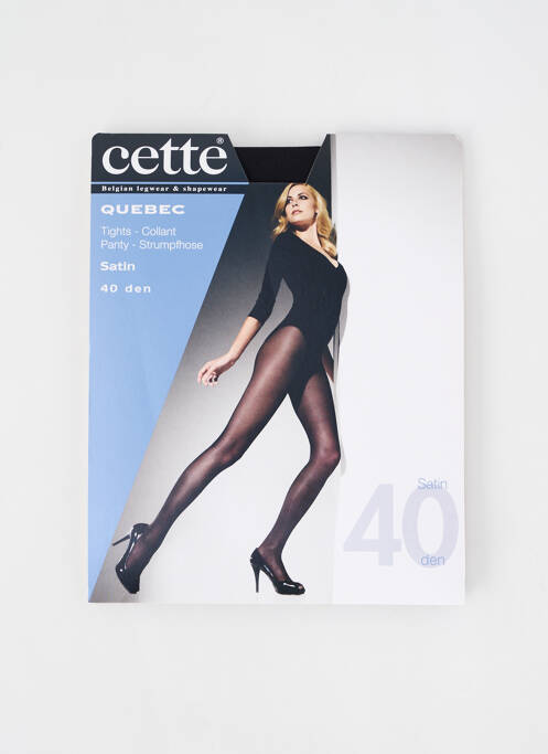 Collants noir CETTE pour femme