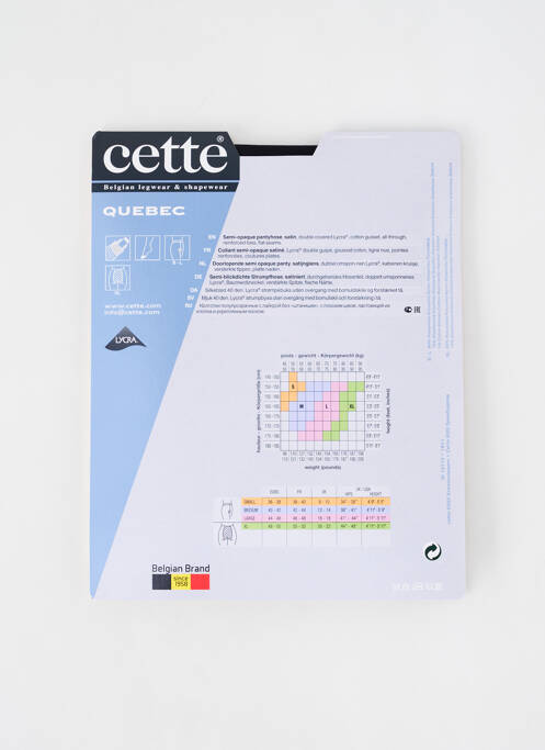 Collants noir CETTE femme