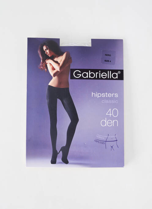 Collants noir GABRIELLA pour femme