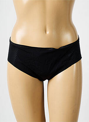 Shorty effet matière satinée noir LOU femme