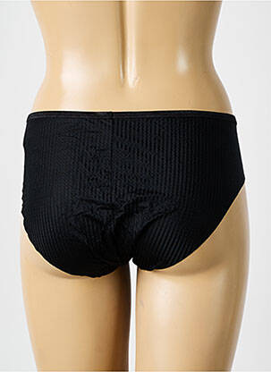 Shorty effet matière satinée noir LOU femme