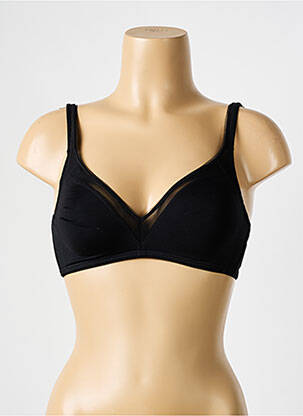Soutien-gorge sans armature haut soutien-gorge emboitant noir GEMMA femme