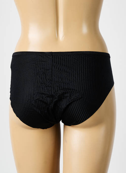 Shorty effet matière satinée noir LOU femme