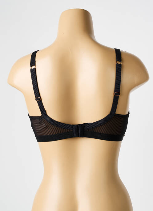 Soutien-gorge légère et transparente haut soutien-gorge emboitant noir LOU femme