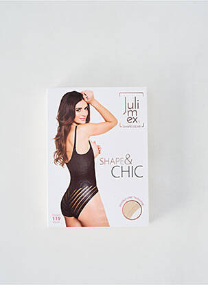Culotte gainante imprimé rayures noir JULIMEX femme