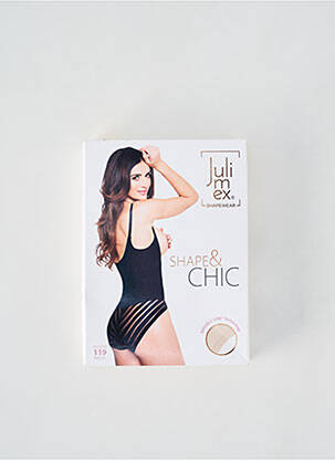 Culotte gainante imprimé rayures chair JULIMEX femme
