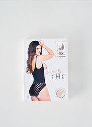 Culotte gainante imprimé rayures chair JULIMEX femme